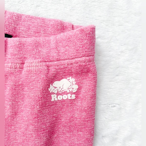 ROOTS Youth Girls Pink Thermal Joggers - Picture 3 of 12